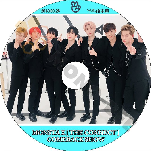 K-POP DVD MONSTA X COMEBACK SHOW - THE CONNECT - -2018.03.26- 日本語字幕あり MONSTA X モンスタエックス MONSTA X DVD - mono-bee