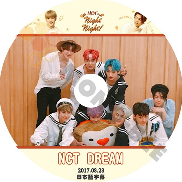 K-POP DVD NCT127 エヌシーティー NCT DREAM Night Night! 2017.08.23 (日本語字幕有) - NCT127 エヌシーティー 韓国番組収録DVD - mono-bee