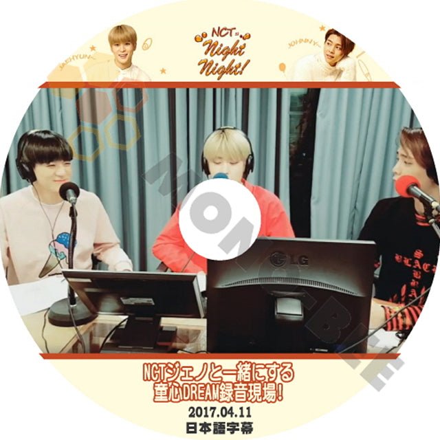 K-POP DVD NCT127 エヌシーティー NCT DREAM Night Night! ジェノと一緒にする童心DREAM録音現場! 2017.04.11 (日本語字幕有) - mono-bee