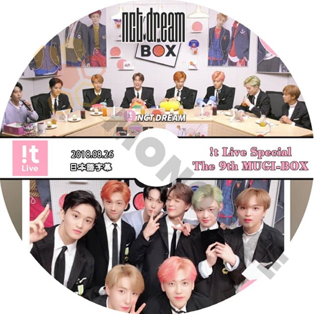 K-POP DVD NCT127 エヌシーティー NCT DREAM !t Live Special The 9th MUGI-BOX 2018.08.26 (日本語字幕有) - NCT127 エヌシーティー 韓国番組収録DVD - mono-bee