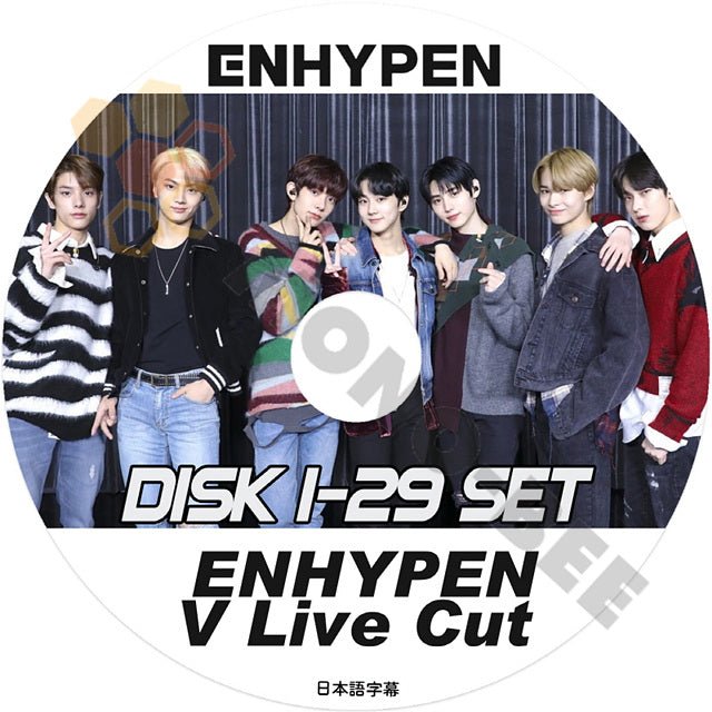 【K-POP DVD】ENHYPEN- ENHYPEN V Live Cut DISK 01-29 SET (日本語字幕有) 29 枚SET - ENHYPEN【K-POP DVD】 - mono-bee