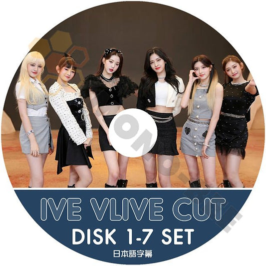 【K-POP DVD】IVE IVE V LIVE CUT #1- #7 7枚セット (日本語字幕有)- 話題の 新人6人組 GIRL GROUP IVE アイブ 【K-POP DVD】 - mono-bee