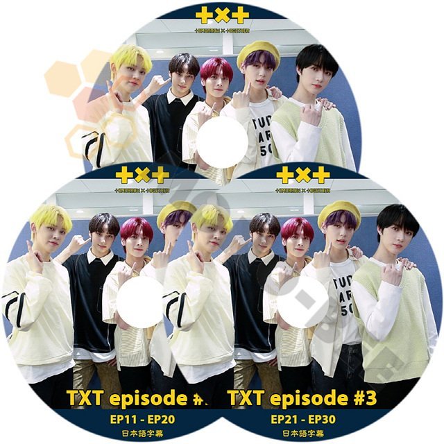 【K-POP DVD】TXT TOMMOROW X TOGETHER EPISODE #1- #3 (EP01-EP30) 3枚セット (日本語字幕有) - TXT - 韓国番組収録DVD - mono-bee