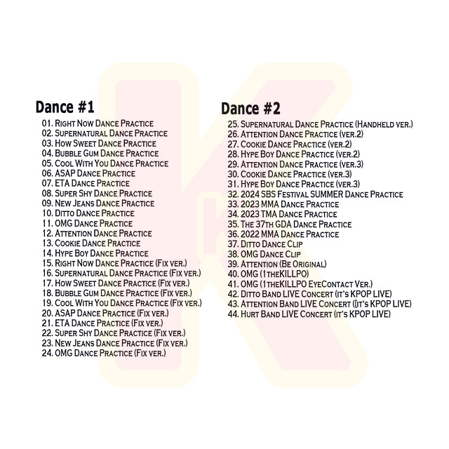 Blu-ray NewJeans 2024 BEST PV&TV&DANCE PRACTICE Collection 3枚SET - Right Now Supernatural 他 - ニュージーンズ ブルーレイ