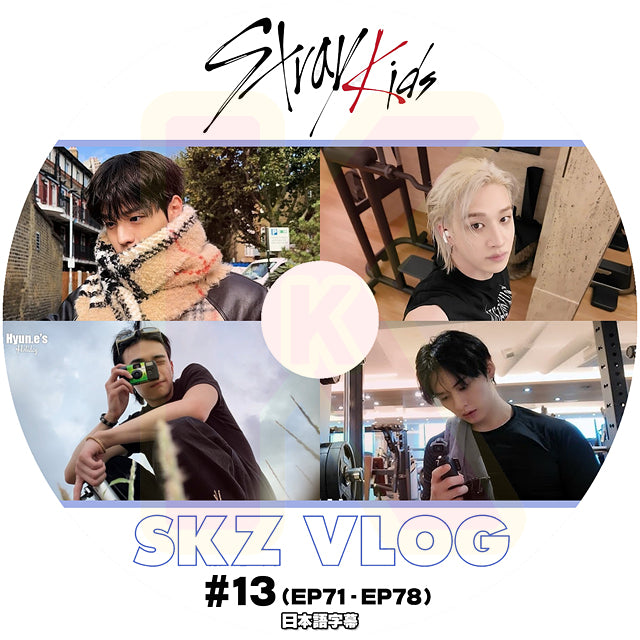 K-POP DVD Stray Kids SKZ VLOG #13 EP71-EP78 日本語字幕あり Stray Kids ストレイキッズ KPOP DVD
