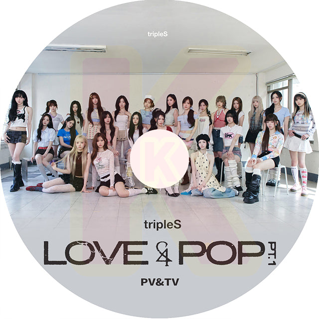 K-POP DVD tripleS 2026 PV&TV - Baby Flower / Christmas Alone / Are You Alive / Hit the Floor / Girls Never Die 他 - トリプルエス KPOP DVD