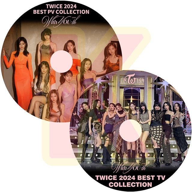 K-POP DVD TWICE BEST PV / BEST TV 2枚SET - ONE SPARK SET ME FREE Talk That Talk SCIENTIST The Feels Alcohol-Free I CAN'T STOP ME MORE & MORE - TWICE トゥワイス ナヨン ジョンヨン モモ サナ ジヒョ ミナ ダヒョン チェヨン ツウィ KPOP DVD