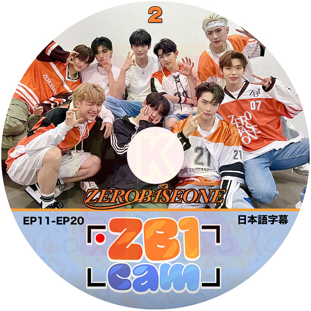 K-POP DVD ZEROBASEONE ZB1_Cam #2 EP11-EP20 日本語字幕あり ZEROBASEONE ZB1 ゼベワン ゼロベースワン KPOP DVD