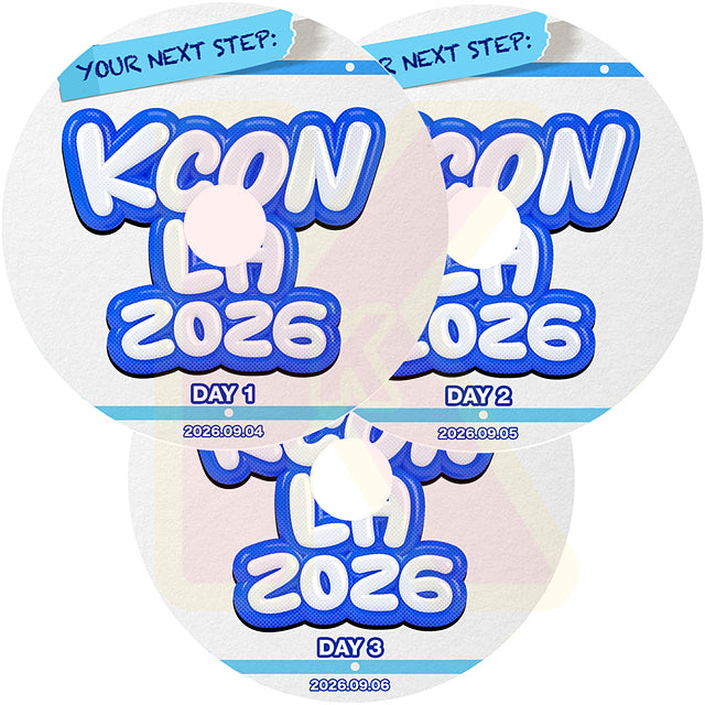 K-POP DVD 2026 KCON IN LA 3枚SET 2026.09.04-2026.09.06 CON KPOP DVD