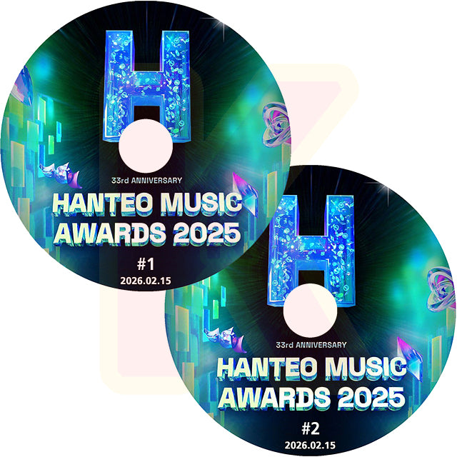 K-POP DVD 33TH HMA HANTEO MUSIC AWARDS 2枚Set 2026.02.15 KPOP DVD