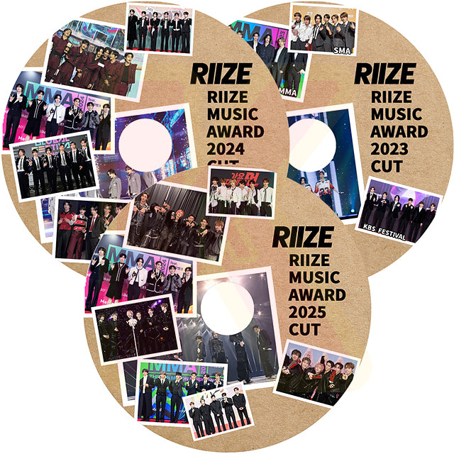 K-POP DVD RIIZE 2023-2025 MUSIC Awards CUT 3枚SET ライズ KPOP DVD