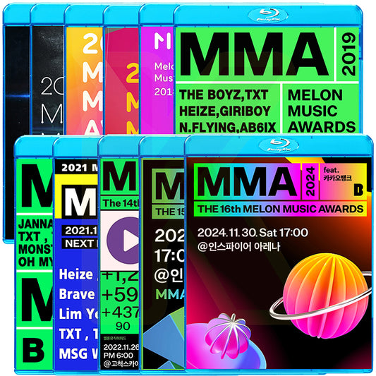 Blu-ray 2014-2024 MMA Melon Music Awards 11枚SET K-POP音楽授賞式 KPOP DVD