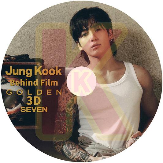 K-POP DVD バンタン JUNGKOOK BEHIND FILM - GOLDEN & 3D & SEVEN - 日本語字幕あり JUNGKOOK ジョングク KPOP DVD