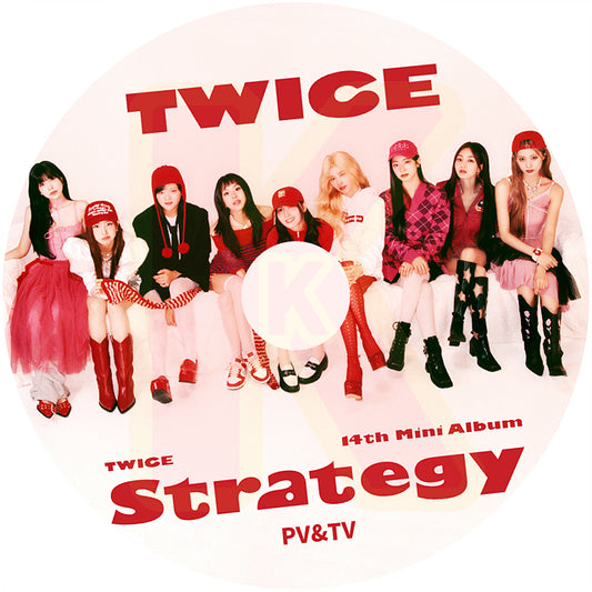 K-POP DVD TWICE 2024 2nd PV/TV - Strategy / ONE SPARK / I GOT YOU / SET ME FREE / Talk That Talk 他 -トゥワイス KPOP DVD