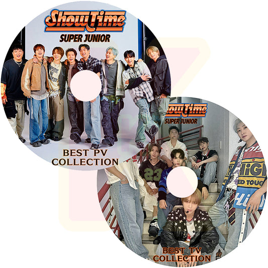 K-POP DVD SUPER JUNIOR 2024 BEST PV+ BEST TV 2枚SET  - Show Time Mango Callin House Party 2YA2YAO! 他 - SUPER JUNIOR SJ スーパージュニア KPOP DVD