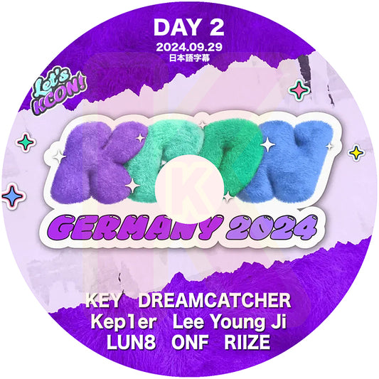 K-POP DVD KCON 2024 IN GERMANY 2DAY 2024.09.29 - Kep1er / SHINee KEY / RIIZE / ONF 他 - KCON KPOP DVD