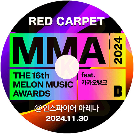 K-POP DVD 2024 MMA Melon Music Awards RED CARPET 2024.11.30 K-POP音楽授賞式 KPOP DVD