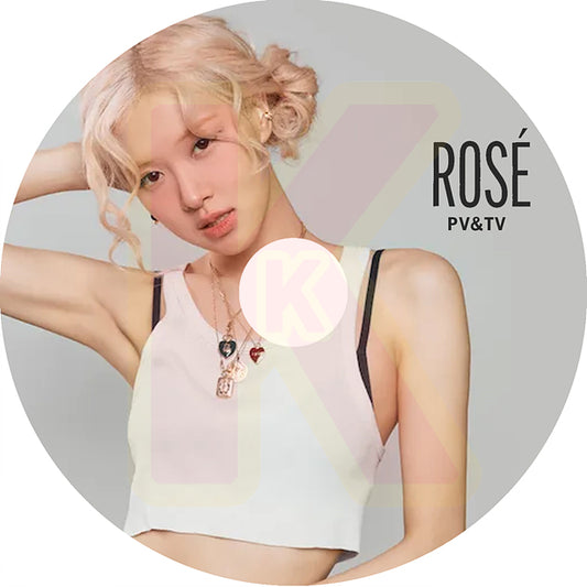 K-POP DVD BLACKPINK ROSE 2024 PV/TV - APT. 他 - BLACK PINK ブラックピンク ロジェ KPOP DVD