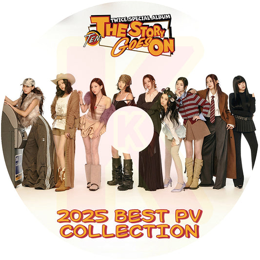 K-POP DVD TWICE 2025 2nd BEST PV - ME+YOU / THIS IS FOR / Strategy / ONE SPARK / I GOT YOU / SET ME FREE / Talk That Talk 他 -トゥワイス KPOP DVD