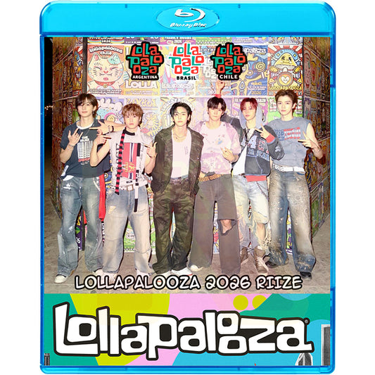 KPOP Blu-ray RIIZE 2026 LOLLAPALOOZA 2025.03.15 / 2026.03.16 / 2026.03.21 日本語字幕なし ライズ  K-POP ブルーレイ