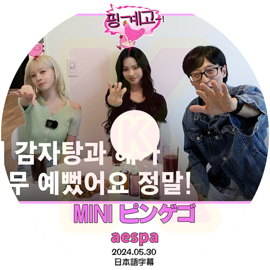 K-POP DVD MINI ピンゲゴ aespa編 2024.05.30 日本語字幕あり エスパ KPOP DVD