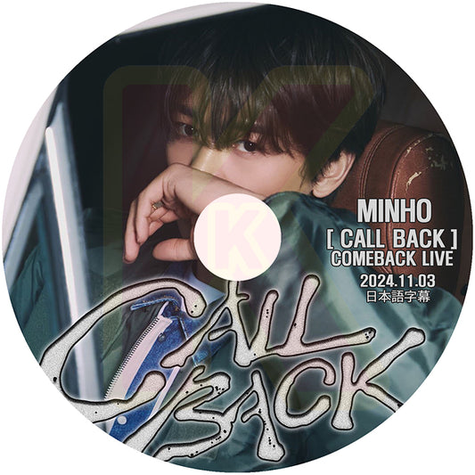 K-POP DVD SHINee MINHO 2024 COMEBACK LIVE [CALL BACK] 2024.11.03 日本語字幕あり シャイニー ミンホ KPOP DVD