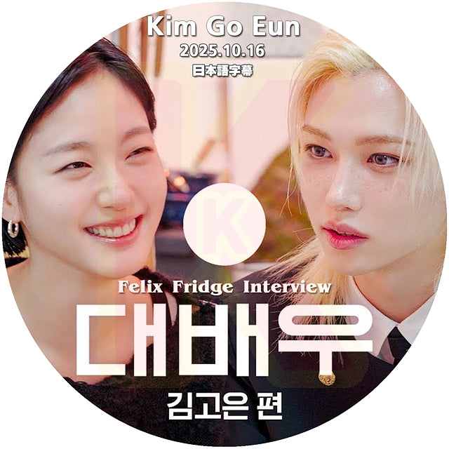 K-POP DVD FELIX FRIDGE INTERVIEW KIM GO EUN編 2025.10.16 日本語字幕あり フィリックス キムゴウン 韓国バラエティ KPOP DVD