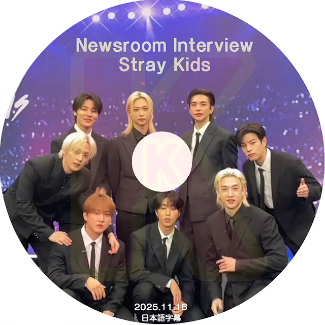 K-POP DVD Stray Kids News Room Interview 2025.11.18 日本語字幕あり SKZ スキズ ストレイキッズ KPOP DVD