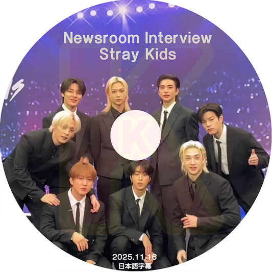 K-POP DVD Stray Kids News Room Interview 2025.11.18 日本語字幕あり SKZ スキズ ストレイキッズ KPOP DVD