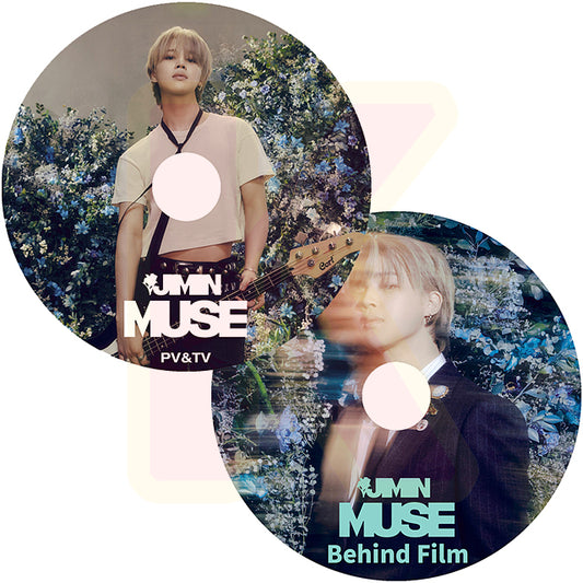 K-POP DVD バンタン JIMIN 2024 PV&TV + 'MUSE' BEHIND FILM  2枚SET ジミン  BANGTAN KPOP DVD