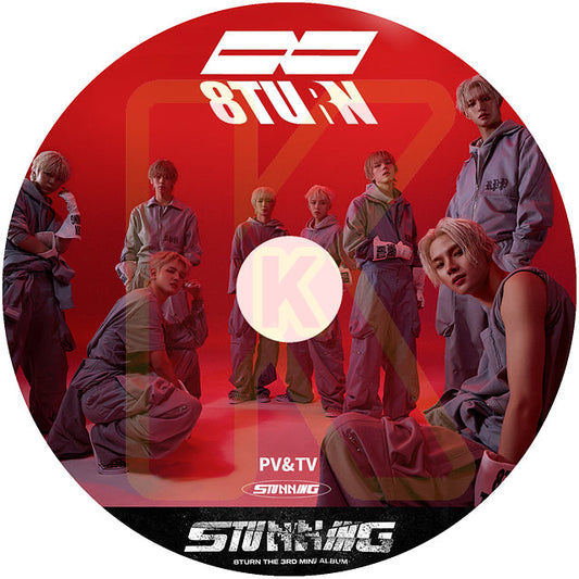 K-POP DVD 8TURN 2024 PV&TV - RU-PUM PUM EXCEL WE TIC TAC - 8TURN エイトターン ミョンホ ジェユン ミノ ユンソン ヘミン ギョンミン ユンギュ スンホン KPOP DVD