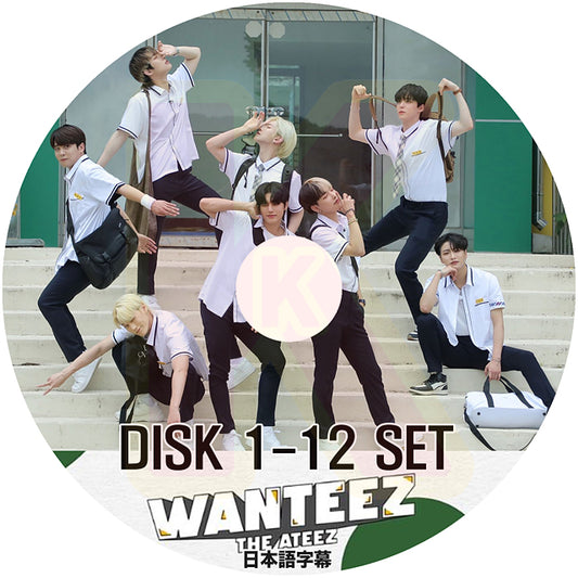 K-POP DVD ATEEZ WANTEEZ 12枚SET EP1-EP40 日本語字幕あり ATEEZ エーティーズ KPOP DVD