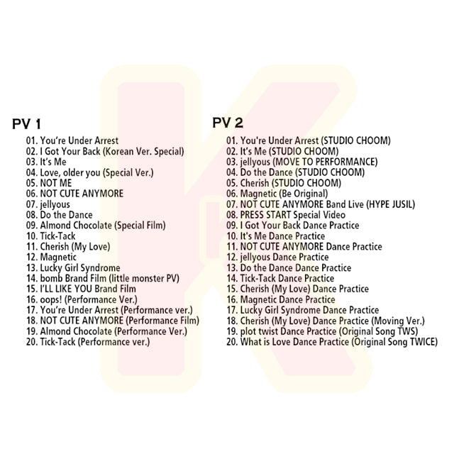 Blu-ray  ILLIT 2026 BEST PV - You’re Under Arrest /  It’s Me / NOT CUTE ANYMORE 他 - I’LL-IT アイリット KPOP ブルーレイ