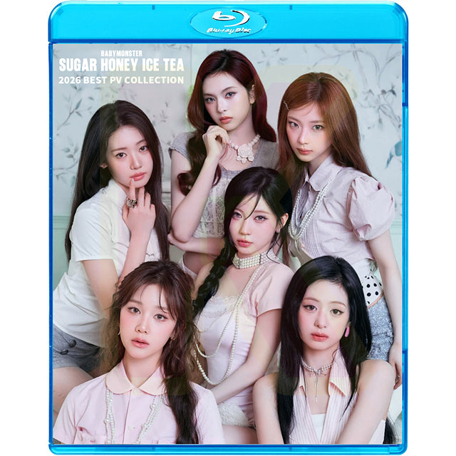 Blu-ray BABYMONSTER 2026 2nd BEST PV  -  SUGAR HONEY ICE TEA / CHOOM / WE GO UP / HOT SAUCE / DRIP / CLIK CLAK / FOREVER / SHEESH / BATTER UP 他 - ベイビーモンスター KPOP ブルーレイ