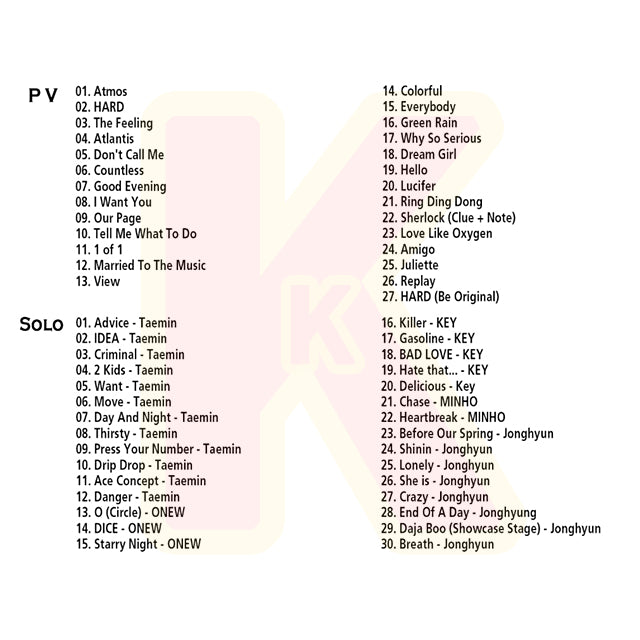 Blu-ray SHINee 2026 BEST PV Collection - Atmos HARD Atlantis Don't Call Me Countless Good Evening Married To The Music - K-POP ブルーレイ SHINee シャイニー SHINee ブルーレイ