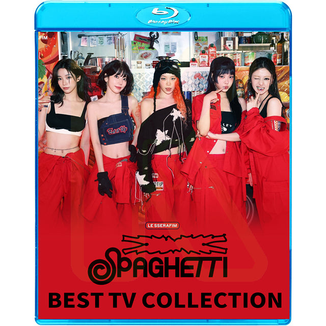 Blu-ray LE SSERAFIM 2025 2nd BEST TV COLLECTION - SPAGHTTI / DIFFERENT / HOT / CRAZY 他 - LESSERAFIM ルセラフィム KPOP ブルーレイ