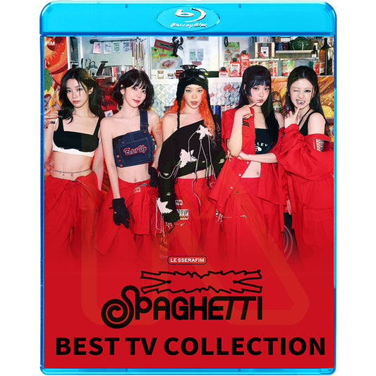 Blu-ray LE SSERAFIM 2025 2nd BEST TV COLLECTION - SPAGHTTI / DIFFERENT / HOT / CRAZY 他 - LESSERAFIM ルセラフィム KPOP ブルーレイ