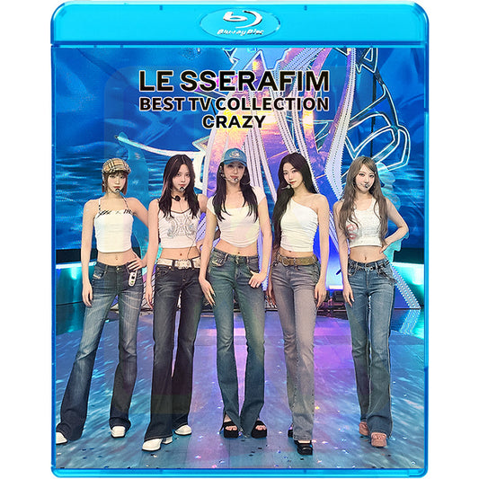 Blu-ray LE SSERAFIM 2024 BEST TV COLLECTION - CRAZY 他 - LESSERAFIM ルセラフィム サクラ チェウォン ユンジン カズハ ガラム ウンチェ KPOP ブルーレイ
