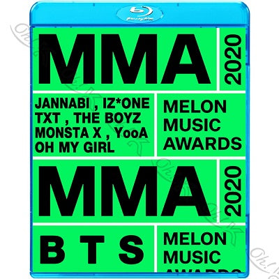 Blu-ray 2020 Melon Music Awards (2020.12.05) - バンタン/ MONSTA X/ IZONE/ TXT/ THE BOYZ/ OMG/ JANNABI 他 Awardsブルーレイ