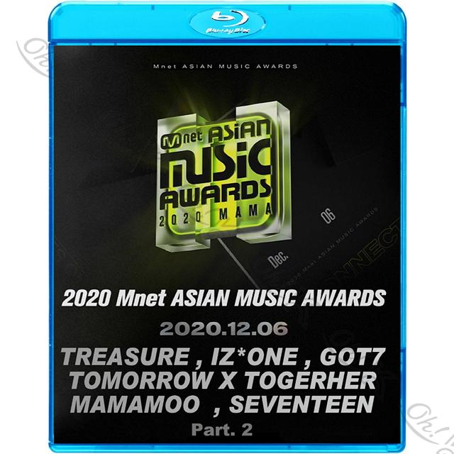Blu-ray 2020 MAMA Mnet Asia Music Awards #2 (2020.12.06) - SEVENTEEN/ GOT7/ IZONE/ TXT/ MAMAMOO/ TREASURE 音楽番組収録 Awards ブルーレイ