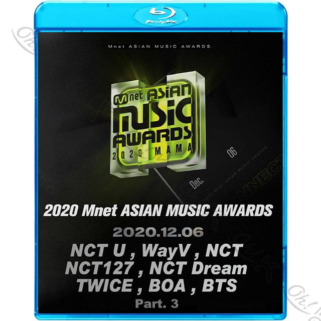 Blu-ray 2020 MAMA Mnet Asia Music Awards #3 (2020.12.06) - バンタン/ TWICE/ NCT U/ WayV/ NCT DREAM/ NCT127/ BOA 音楽番組収録 Awards ブルーレイ