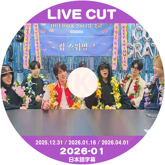 K-POP DVD 2026 BTS LIVE CUT #1 日本語字幕あり バンタン KPOP DVD
