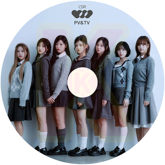 K-POP DVD CSR 2026 PV＆TV - Can't Hide Anymore Pretty mob Shining Bright TiCON Pop? Pop! - CSR シーエスアール KPOP DVD