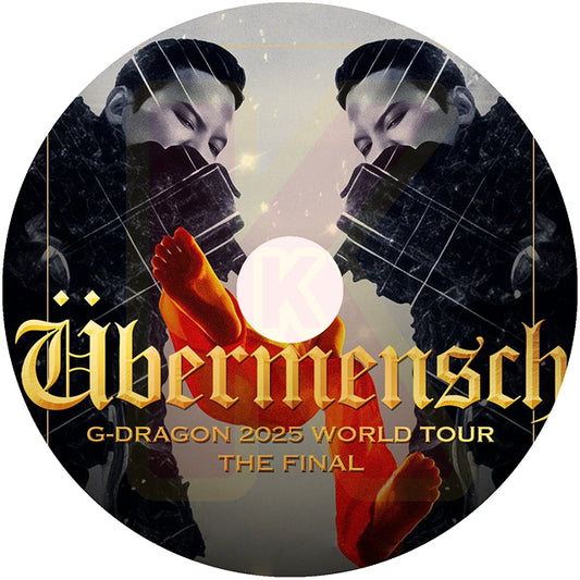K-POP DVD G-DRAGON 2025 WORLD TOUR ÜBERMENSCH FANAL 日本語字幕あり GD ジードラゴン  KPOP DVD