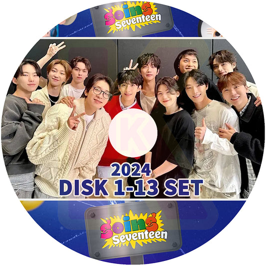 K-POP DVD SEVENTEEN 2024 GOING SEVENTEEN 13枚SET EP99-EP122 日本語字幕あり SEVENTEEN セブンティーン セブチ KPOP DVD