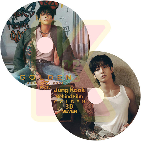 K-POP DVD バンタン JUNGKOOK 2023 PV/TV & BEHIND FILM - SEVEN - 2枚SET JUNGKOOK ジョングク BANGTAN KPOP DVD