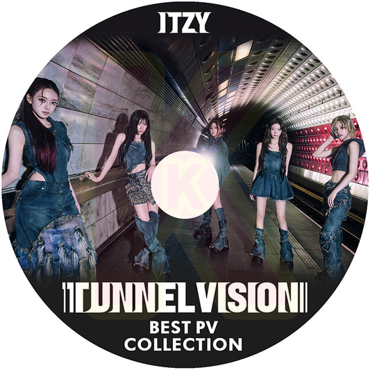 K-POP DVD ITZY 2025 BEST PV - TUNNEL VISION / Girls Will Be Girls / GOLD / UNTOUCHABLE 他 - イッジ イッチ KPOP DVD