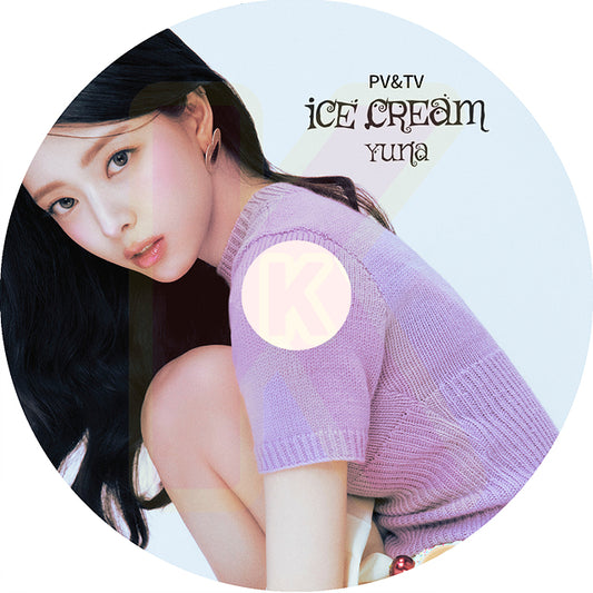 K-POP DVD ITZY YUNA 2026 PV/TV - Ice Cream - イッジ  ユナ KPOP DVD