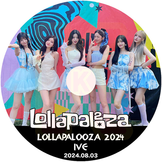 K-POP DVD IVE Lollapalooza 2024 LIVE 2024.08.03 IVE アイブ KPOP DVD