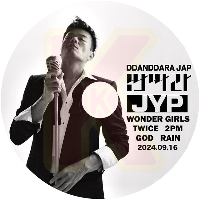 K-POP DVD J.Y. PARK スペシャル番組 DDANDDARA 日本語字幕なし 2024.09.16 パクジニョン 2PM RAIN TWICE WONDER GIRLS SUNMI JYP 韓国番組 KPOP DVD